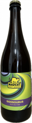 10%Goosourus/Fruit sour angrešt/ale/ sklo 0,75/ Madcat