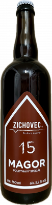 15%Magor/polotmavý speciál/sklo 750ml/Zichovec