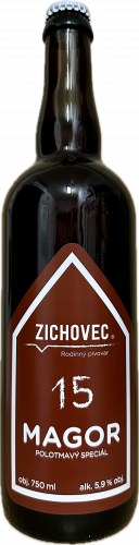 15%Magor/polotmavý speciál/sklo 750ml/Zichovec