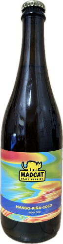 10%Mango-Piña-Coco/Fruit sour ALE/světlé/sklo 750 ml/Madcat