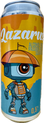 Lazarus/Nealko/Sour ALE/passion fruit/světlé/CAN 500ml/Clock