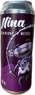 10%Nina Blueberry Berliner Weisse/CAN 500 ml/Clock