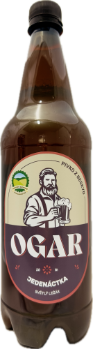 11%Světlý ležák/PET 1L/Ogar