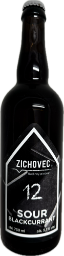 12%Blackcurrant Sour/sklo 750ml/Zichovec