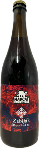 18%Kamenický zabiják/doppelbock/polotmavé/sklo 750 ml/Madcat