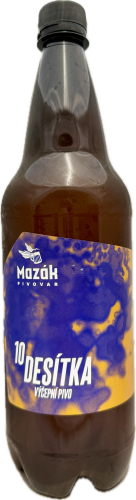10%Desítka/světlé výčepní/PET 1L/Mazák